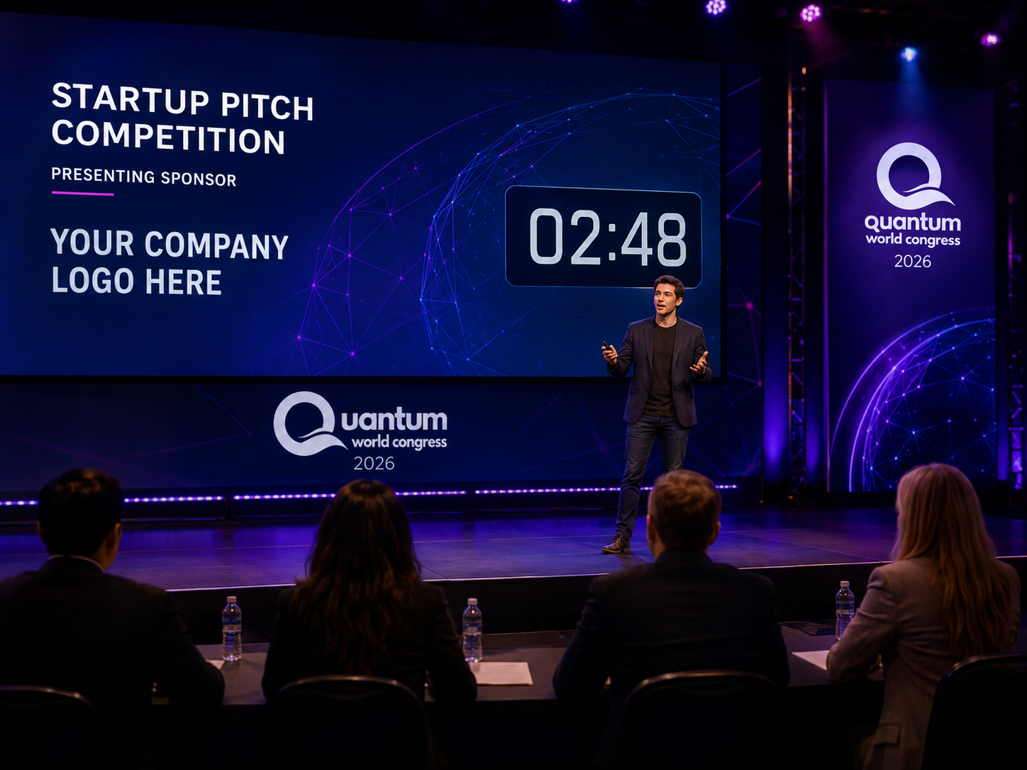 Startup Pitch Competition Presenting Sponsor at Quantum World Congress