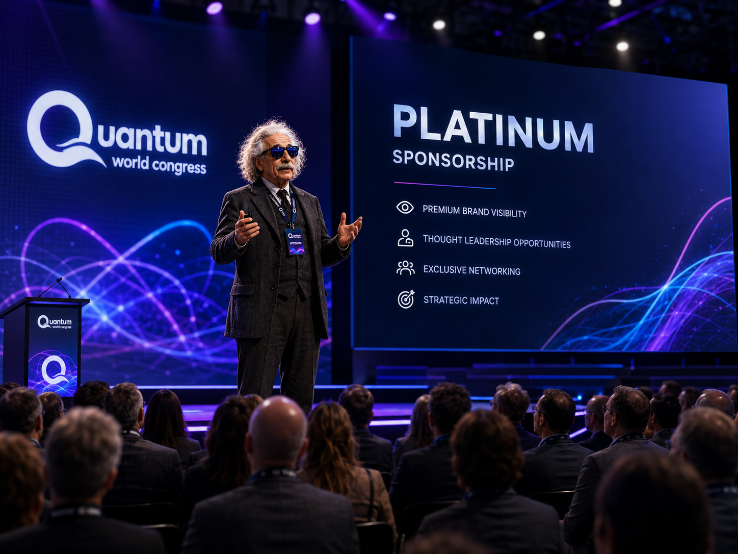 Platinum sponsorship at Quantum World Congress