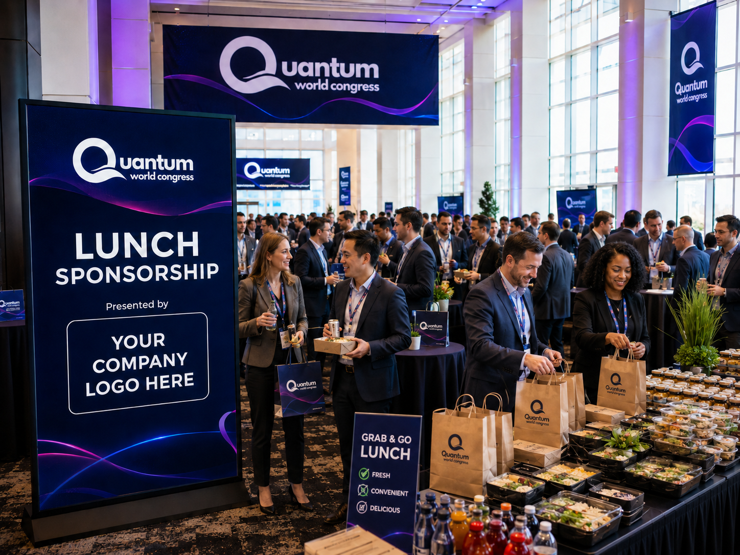 One-Day Lunch Sponsor at Quantum World Congress