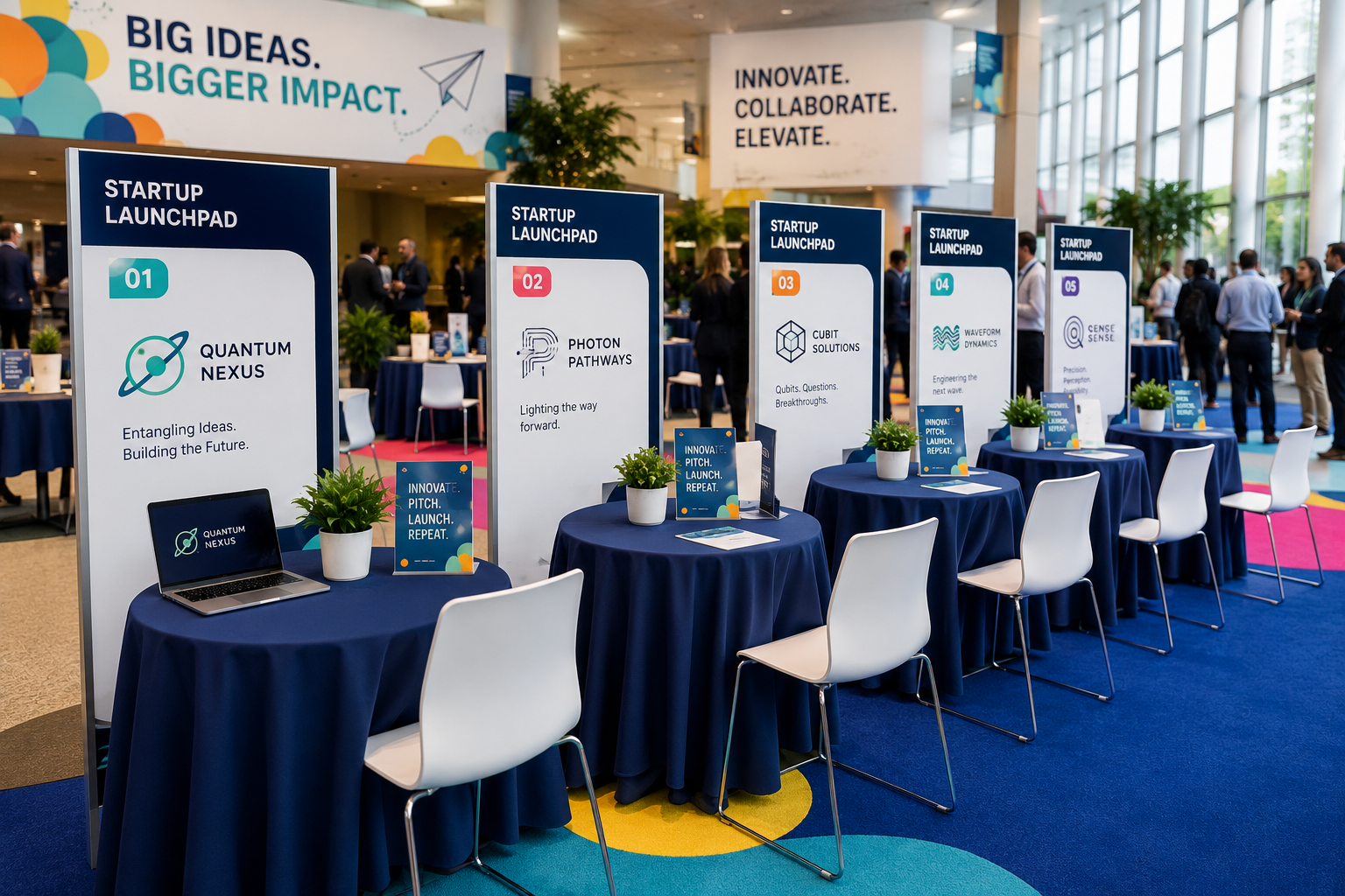 Launchpad Table at Quantum World Congress