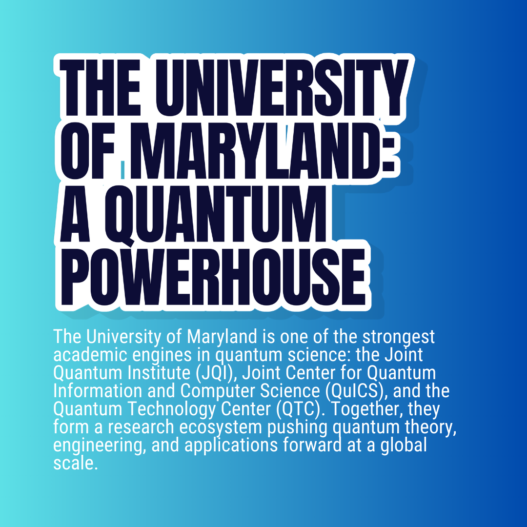The University of Maryland: A Quantum Powerhouse
