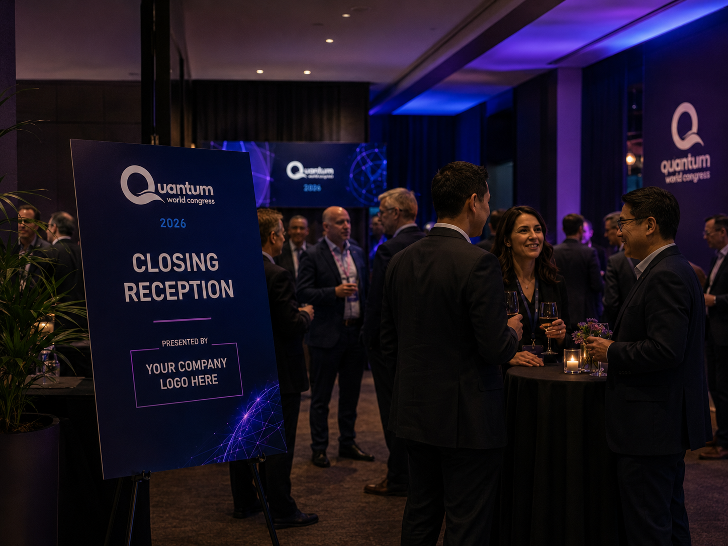 Closing Reception Presenting Sponsor at Quantum World Congress