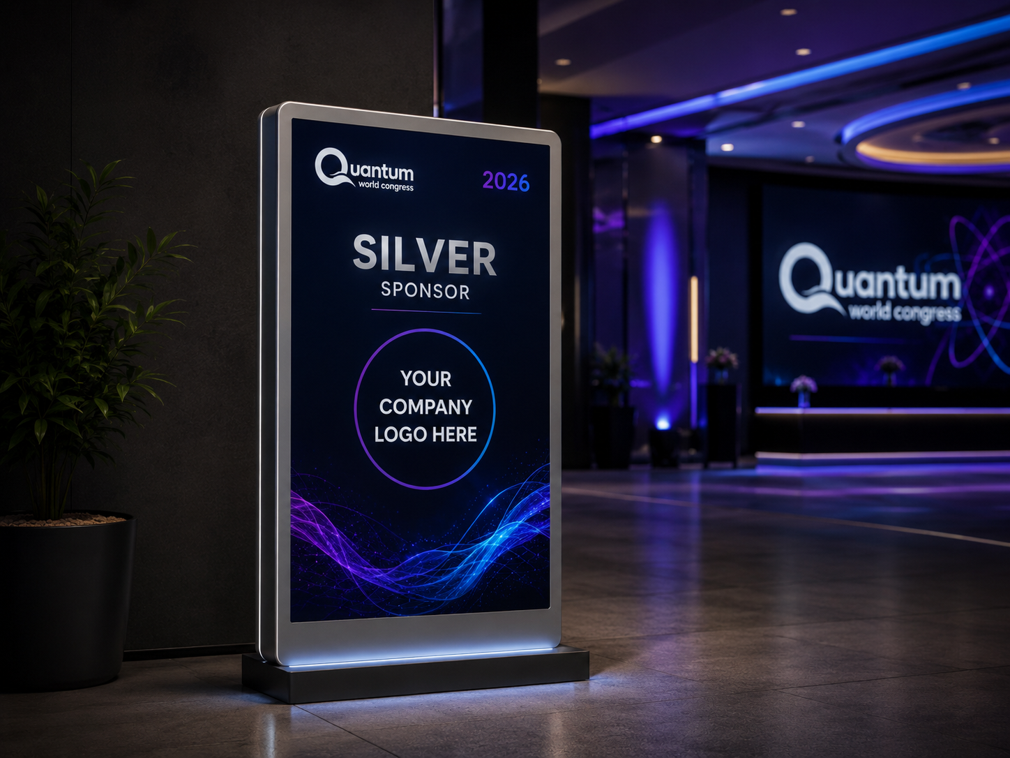 Silver sponsorship at Quantum World Congress
