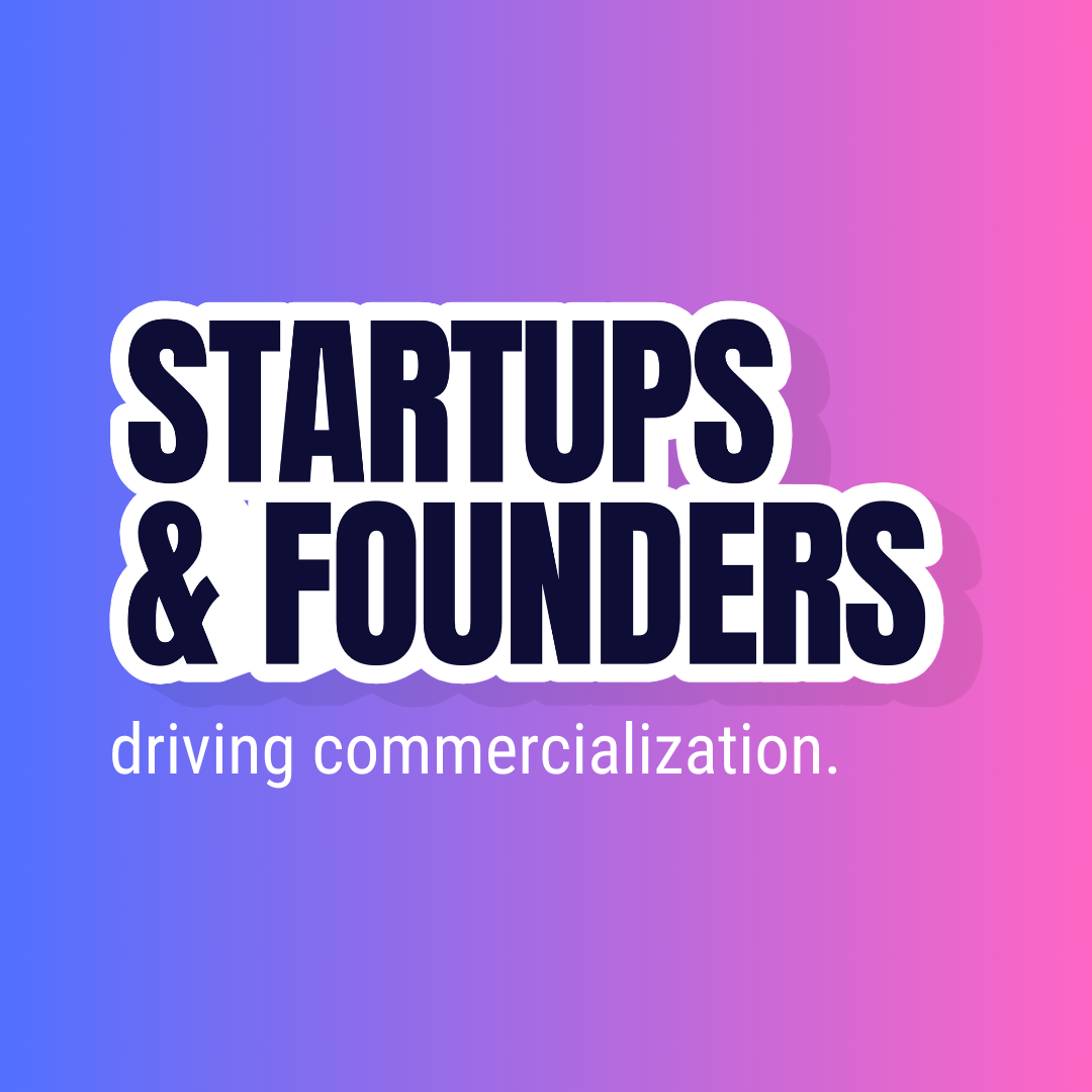 Startups and founders driving commercialization