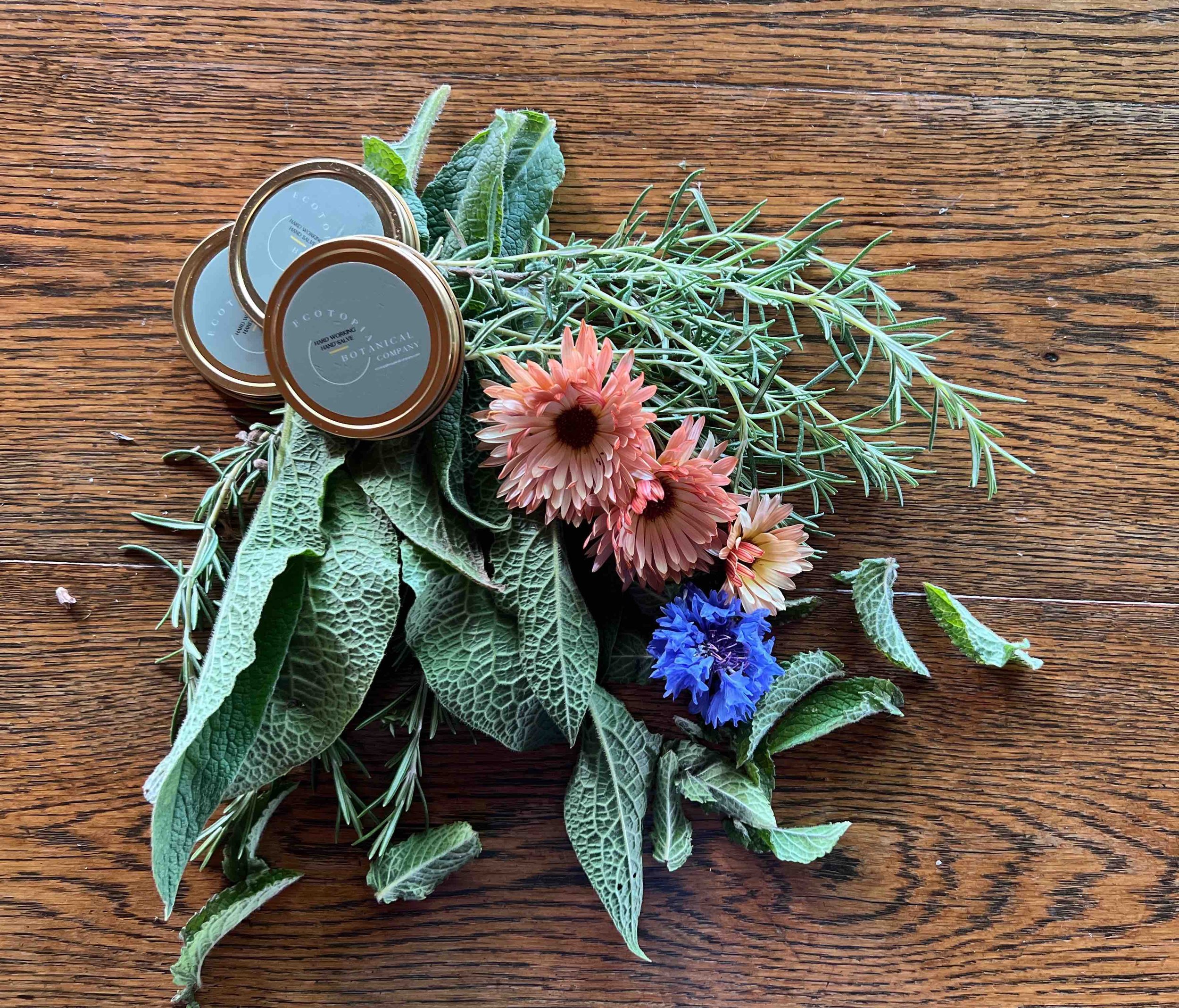 Comfrey, Calendula Healing Hand balm for all.