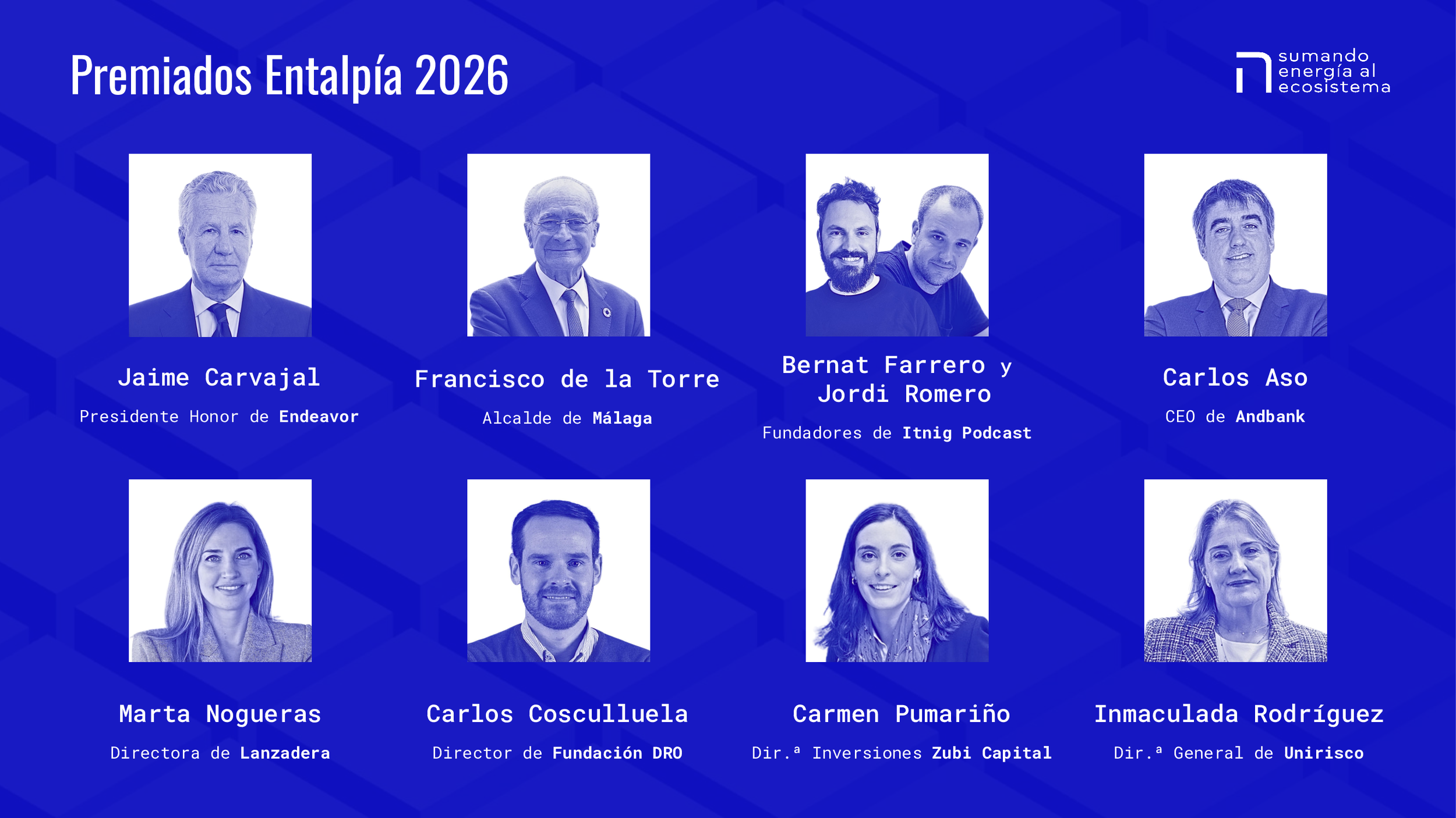 GANADORES DE LA SEGUNDA EDICIÓN DE PREMIOS ENTALPÍA 2026