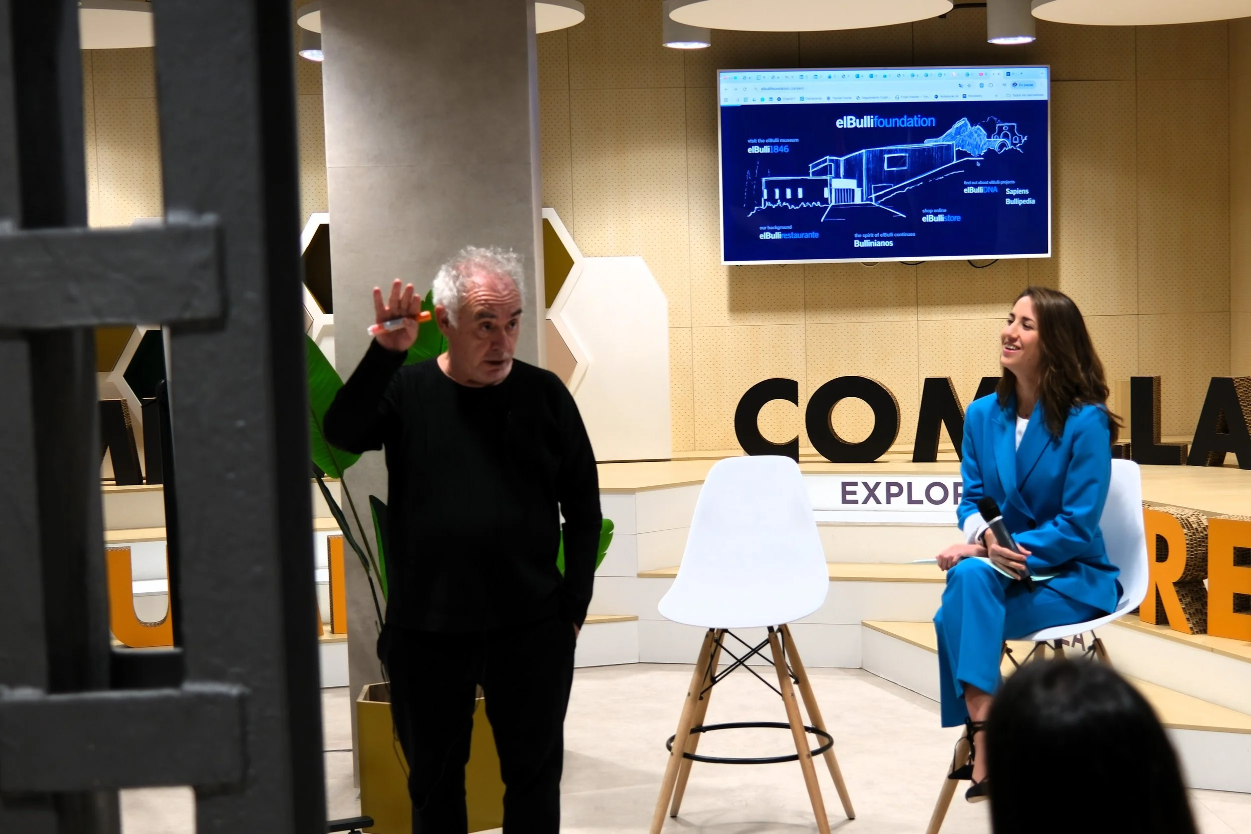 Entalpía conversa sobre innovación con Ferrán Adriá en la inauguración del Hub Comillas Emprende