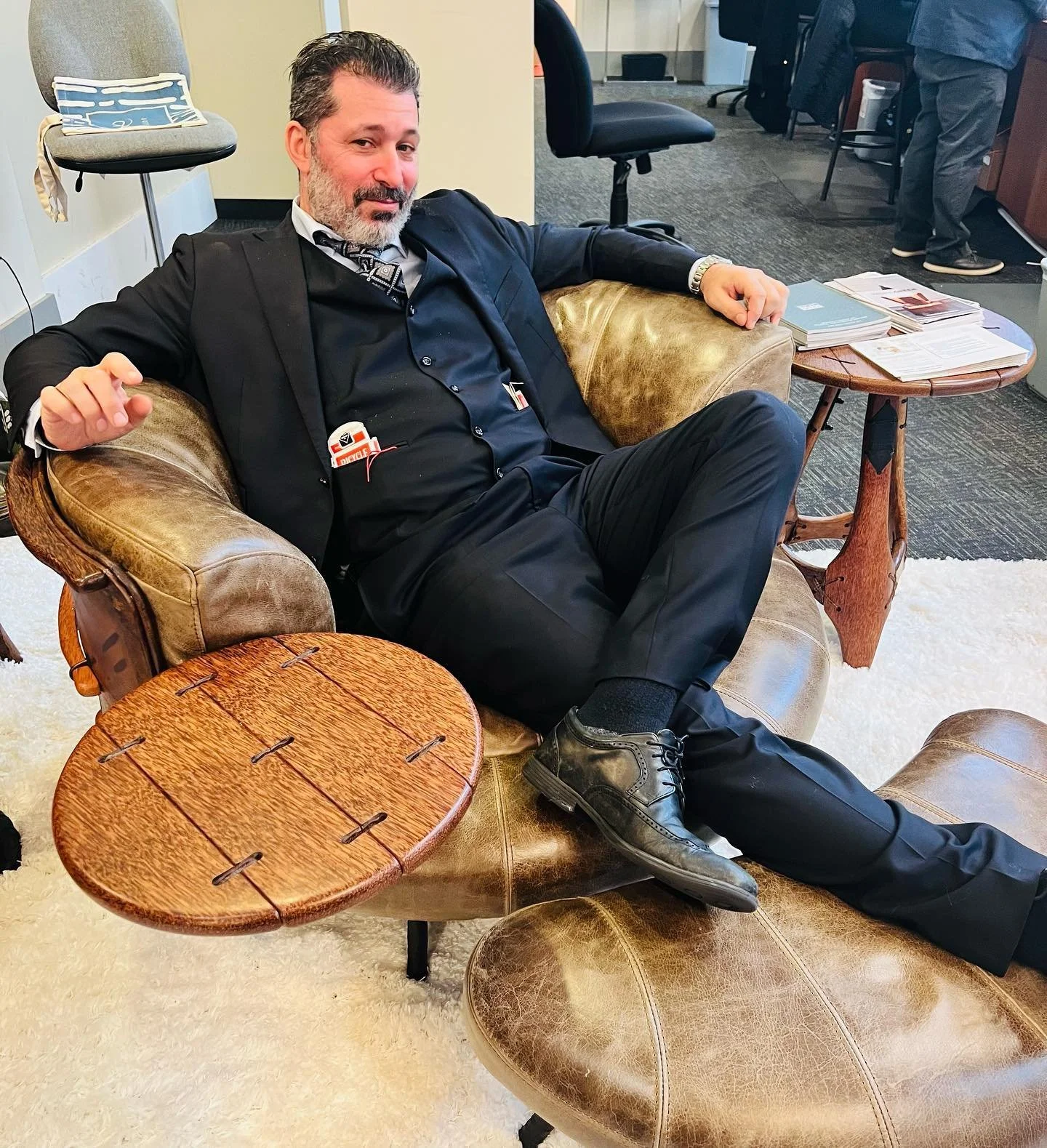 If you work a trade show make sure you do it for someone sells nice chairs&hellip;