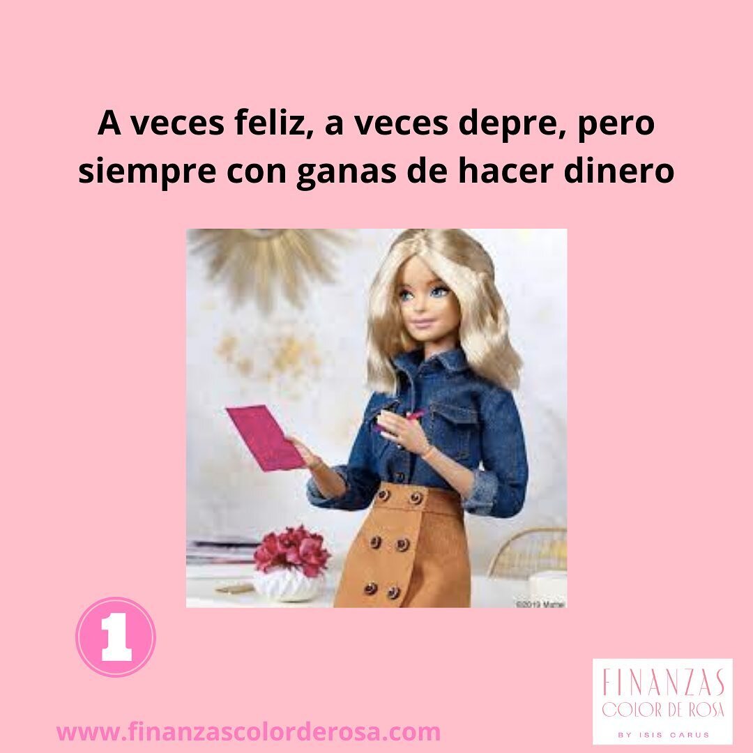 &iquest;Que #Barbie eres hoy? 💅🏻

Cu&eacute;ntamelo en los comentarios, yo siempre 1 y 2 🤭

#FinanzasColorDeRosa💕

#barbieproject #barbieentrepreneur #dinero #ahorro #inversiones #barbiepremiere #emrpendedora #emprendimiento #girlpower #finanzas 