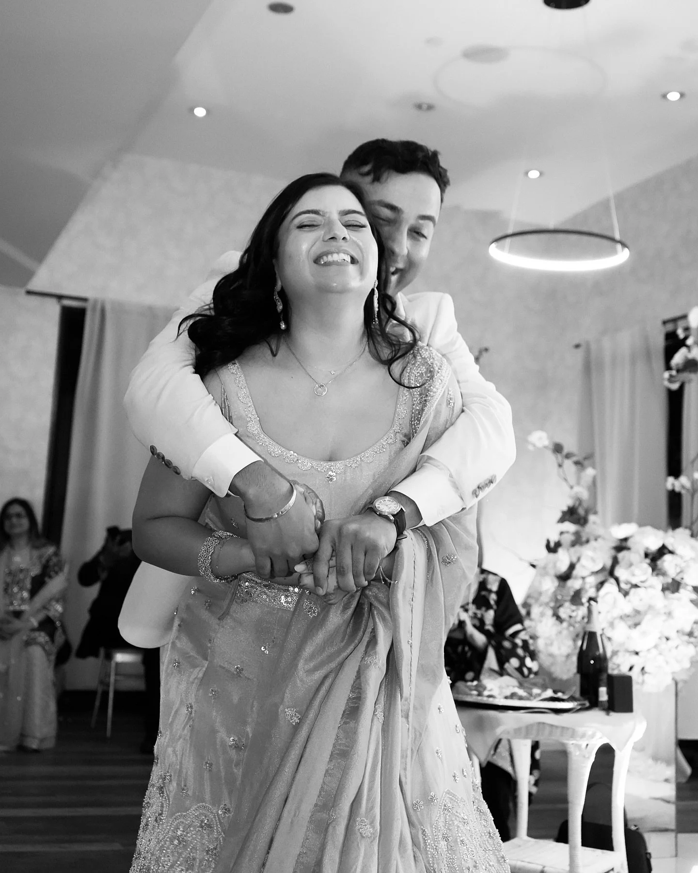 throwing it back on this thursday afternoon to a&amp;t&rsquo;s roka celebration from 2024, just because i&rsquo;m simply obsessed with them and wanted an excuse to use this banger of a song lol. more fun desi weddings &amp; parties please!!!!! 💃🏽🕺