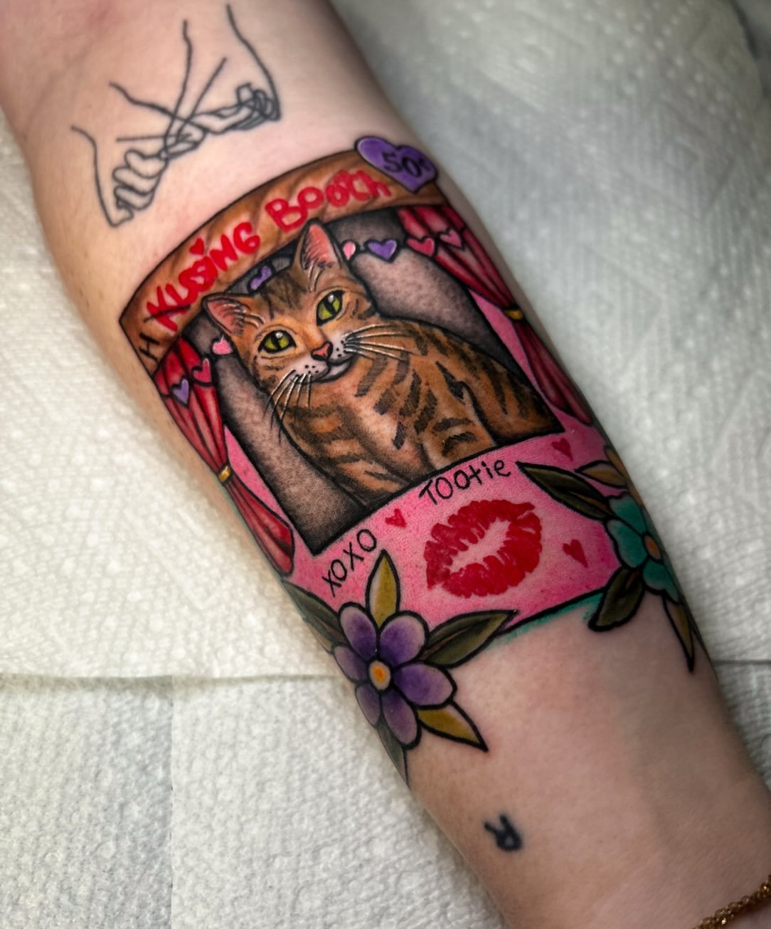 Special memorial for a special potato 🥔  What an honor to be trusted to make this tattoo. I was tattooing these two beautiful people they day the decided to adopt lil potato. Our connection to our animals is such a special and pure love. If you&rsqu
