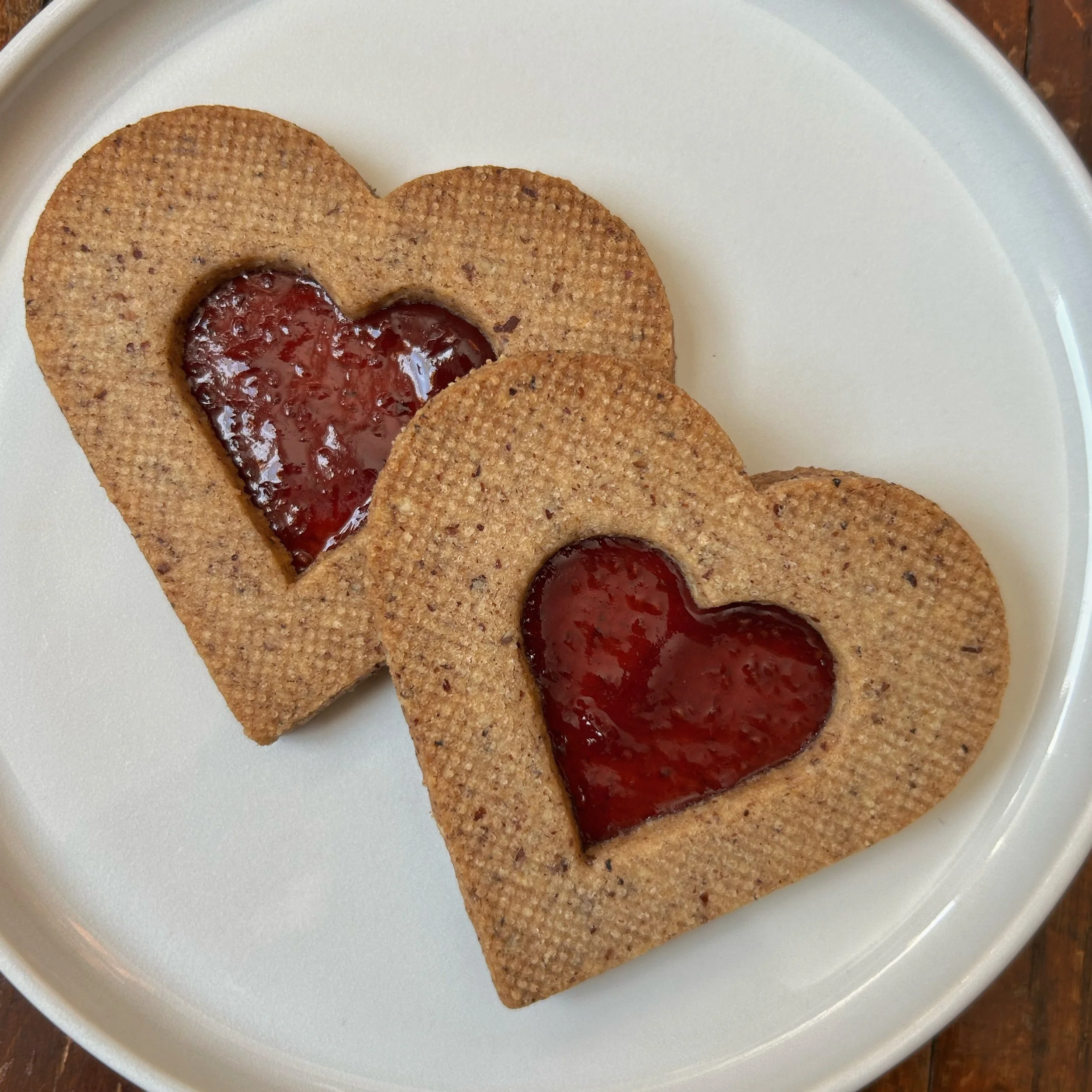 Linzer Heart Cookies