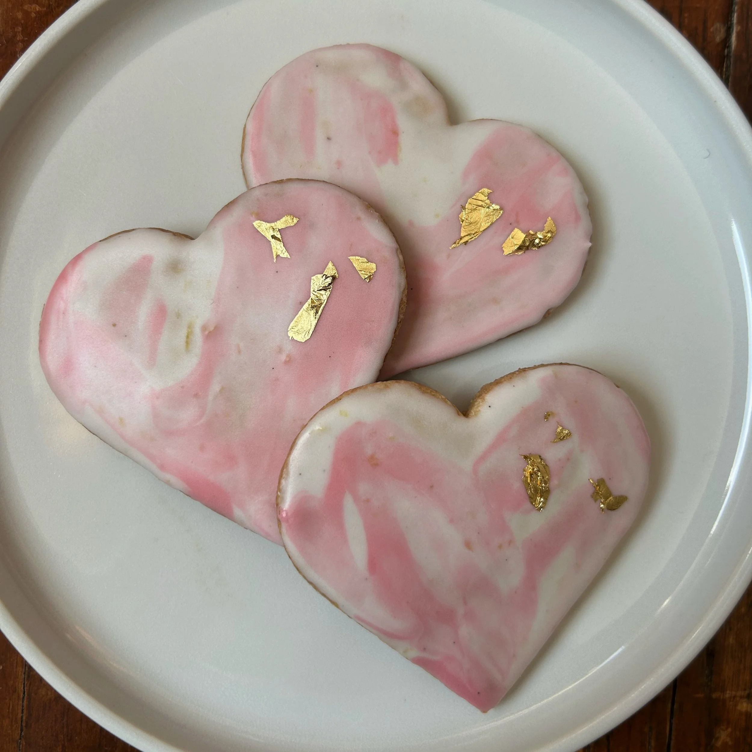 Lemon Rose Sugar Cookies