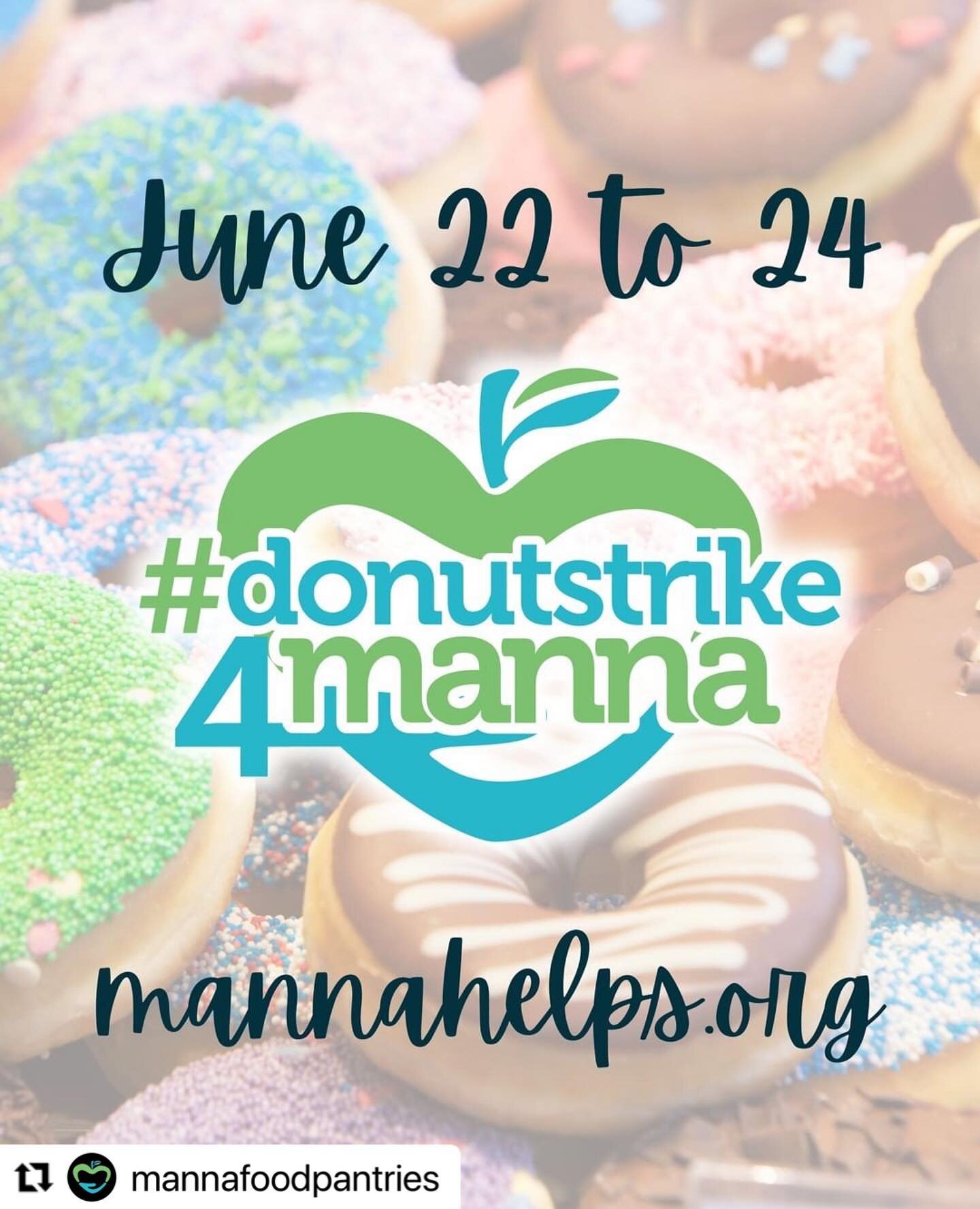 🍩 The #donutstrike4manna food drive is June 22-24! 🍩

During the Donut Strike, local first responders have vowed not to devour a single donut until thousands of pounds of food have been donated to fight hunger in Escambia and Santa Rosa counties. T
