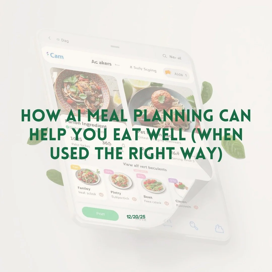 How AI Meal Planning Can Help You Eat Well (When Used the Right Way)