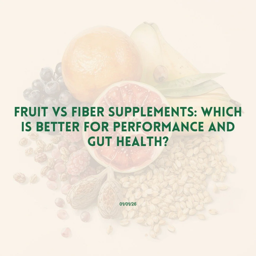 Fruit vs Fiber Supplements: Which Is Better for Performance and Gut Health?