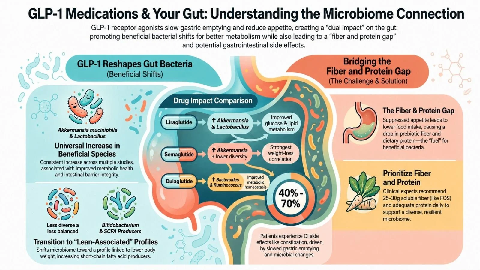 GLP-1s and the Gut Microbiome: What the Research Actually Shows (2025 Review)