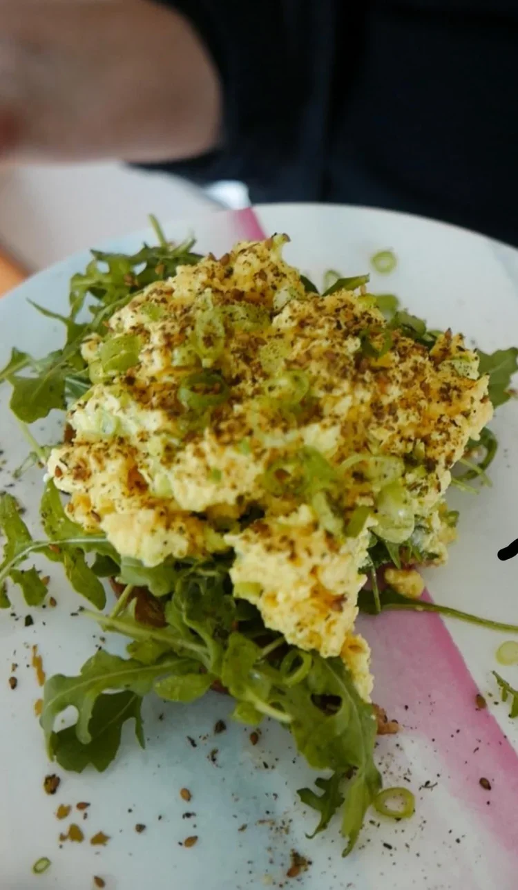 High Plant Nitrate - Egg and Labneh Breakfast Toast
