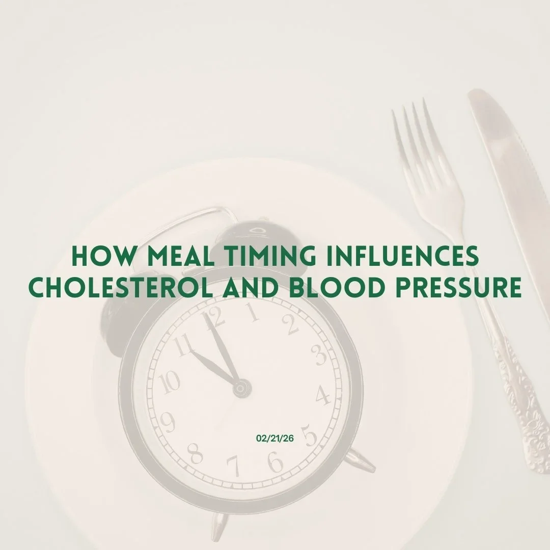 Meal Timing for Cardiometabolic Health
