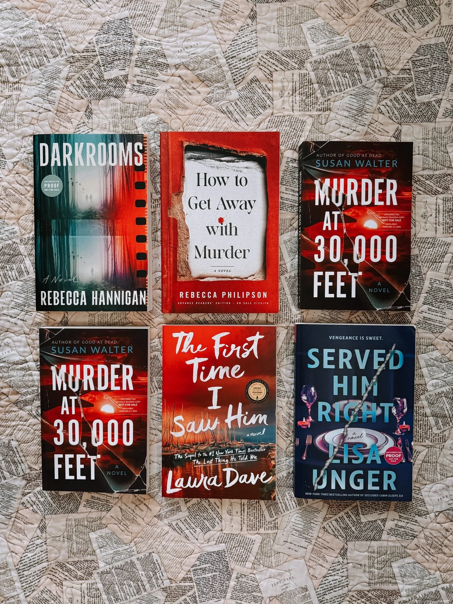 🎉 GIVEAWAY: 2026 THRILLER ARC EDITION 💜📚 I ended up with duplicate ARCs of some very exciting 2026 thrillers, so I&rsquo;m passing them along to three (3) lucky thriller readers.

Here&rsquo;s what&rsquo;s up for grabs 👇🏼

📖 MURDER AT 30,000 FE