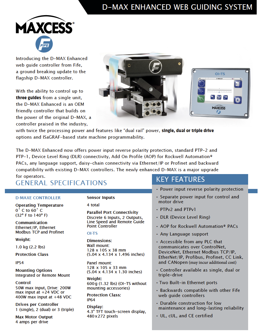 D-MAX Enhanced Product Sheet
