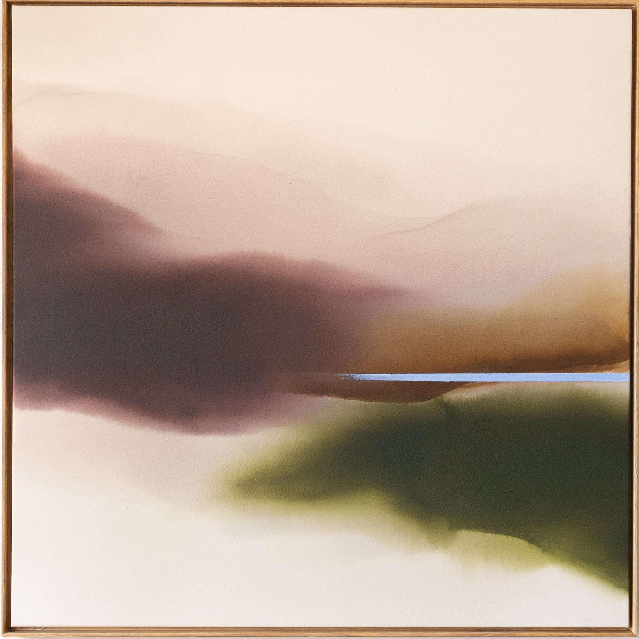 "The Stillness Between", 48" x 48"