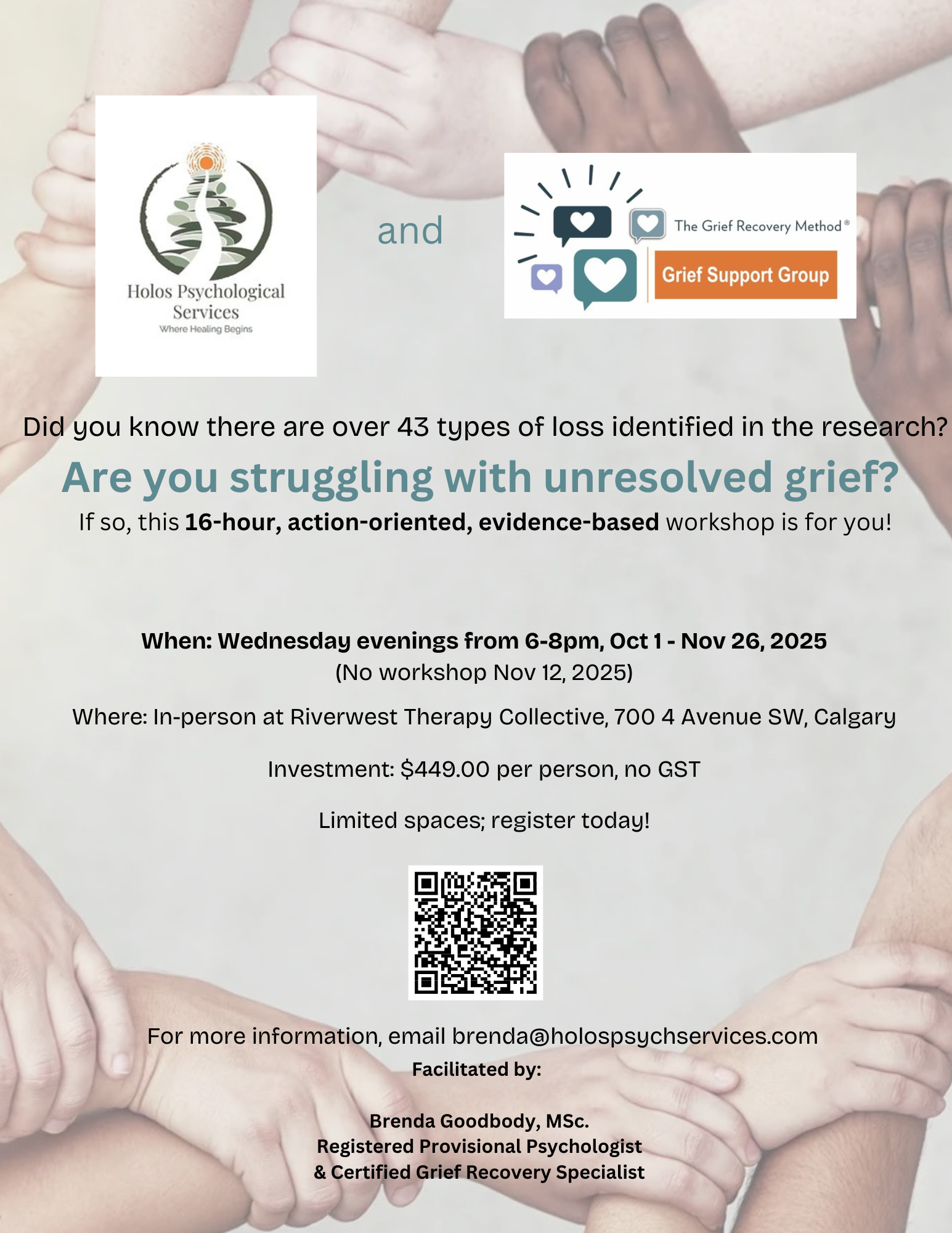 Grief Support Group - 8 weeks (Oct 1, 2025)