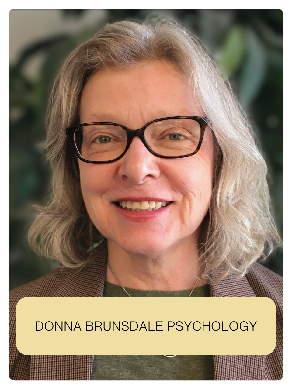 Donna Brunsdale (She/Her), Registered Provisional Psychologist