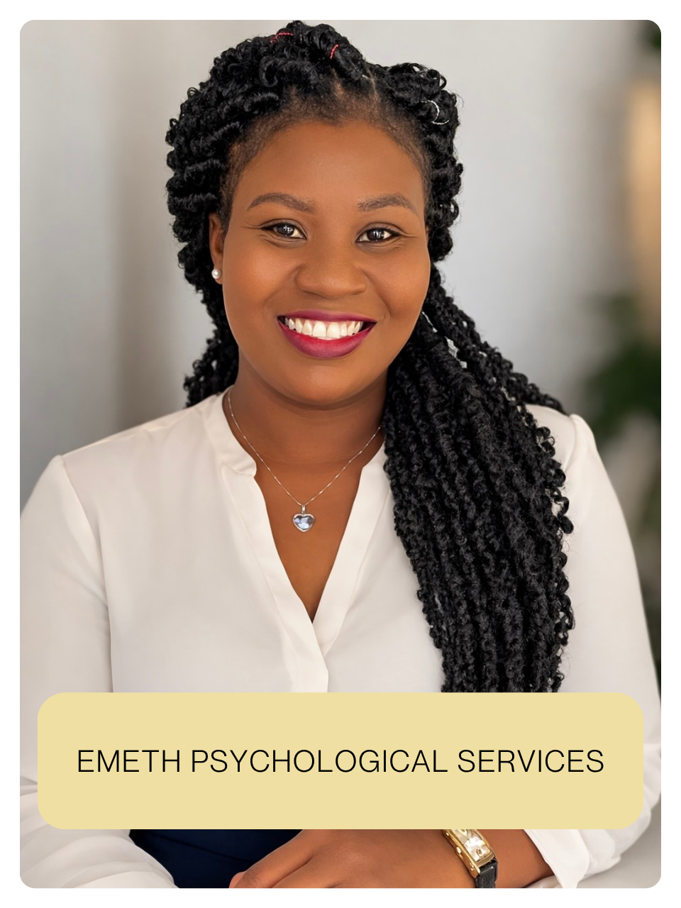 Heartwill Elewosi (She/Her), Registered Provisional Psychologist 