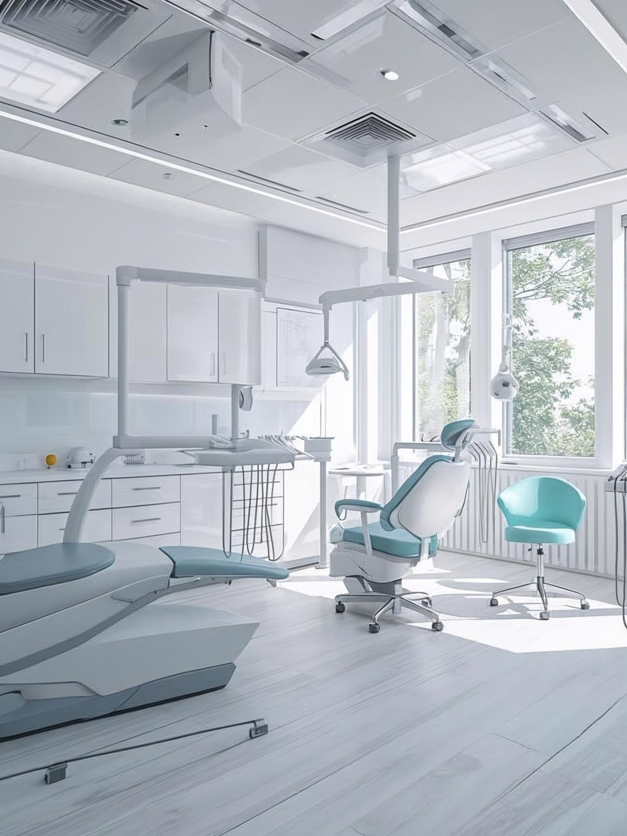 A clean, modern hospital interior with natural light.