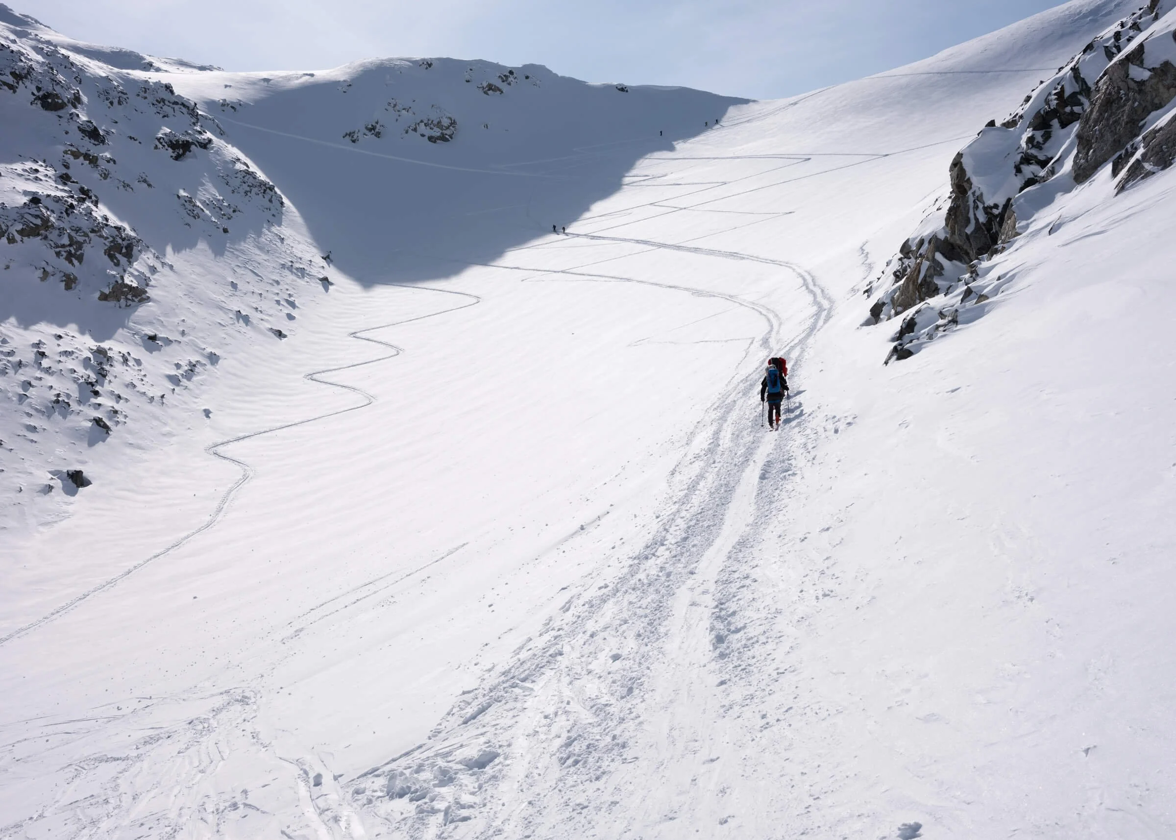 Leaving the Blackcomb Glacier