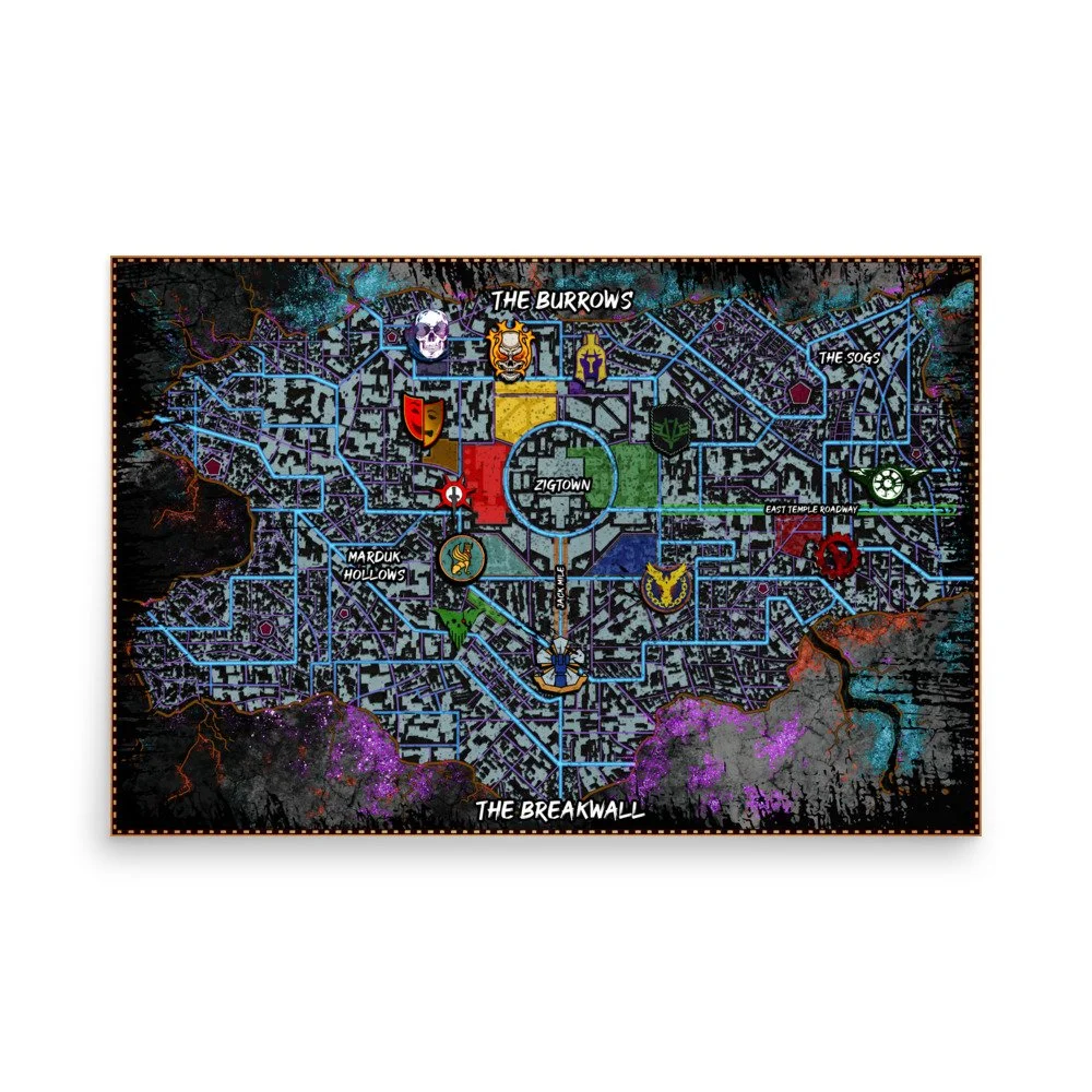 Subversion World Map — Fragging Unicorns Games