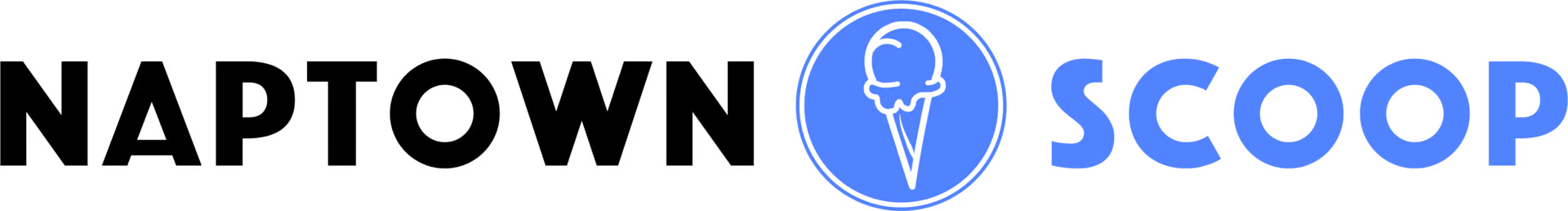Naptown Scoop logo with an ice cream cone icon