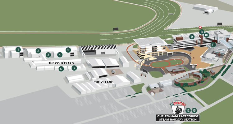 Racecourse Map | Explore Your Racing Experience — Classic Hospitality