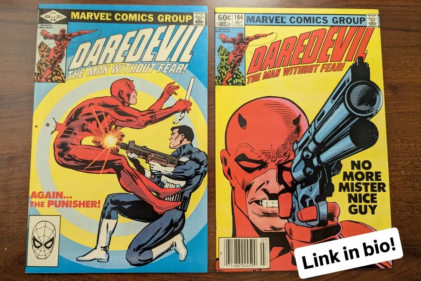 Daredevil/Punisher keys, SPIDEY BALLIN' and the first appearance of John Walker-- now up on my eBay! Hope you all had a great Thanksgiving!