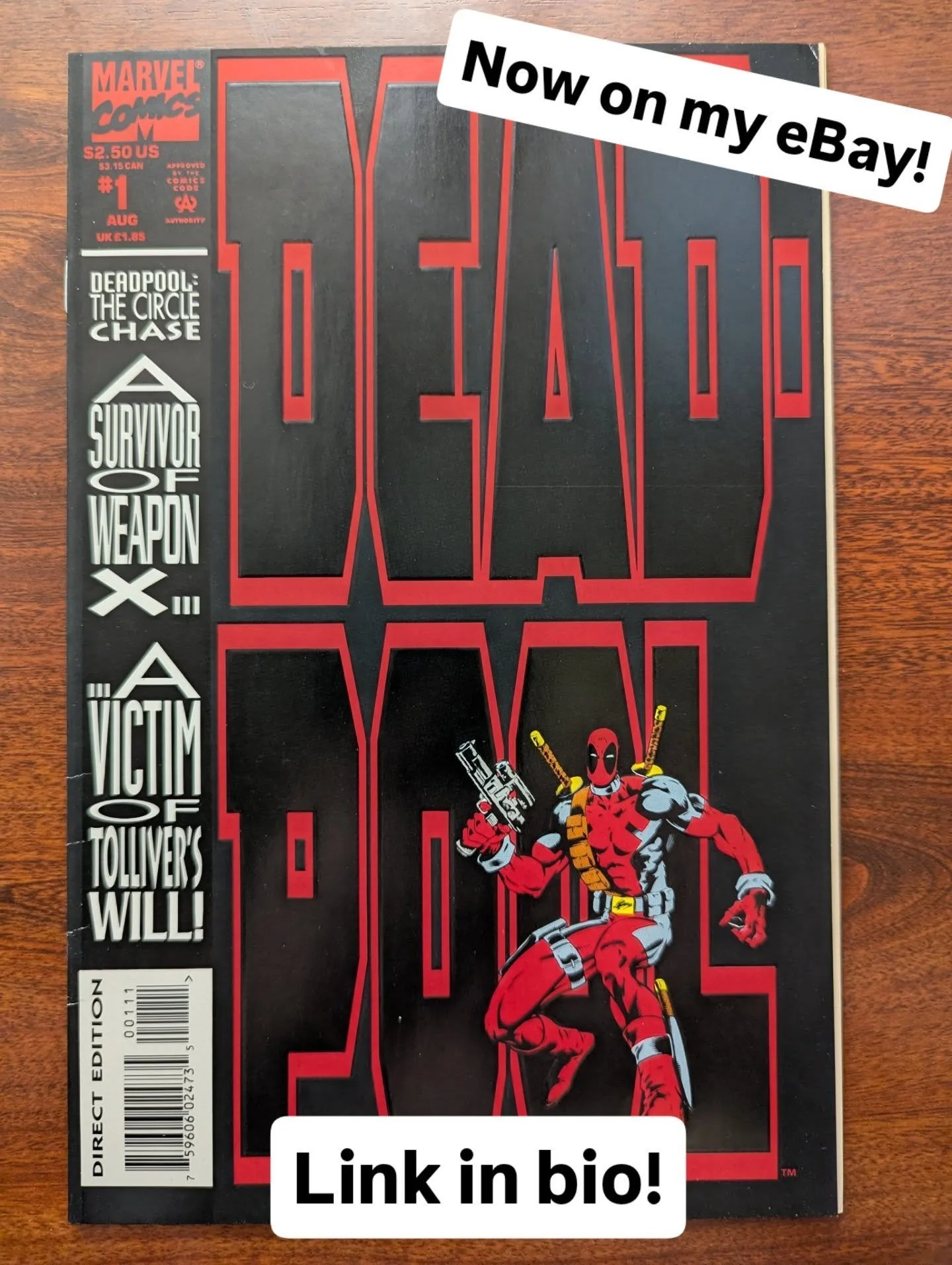 The first Deadpool solo comic, a part of Daredevil's Born Again storyline, and an iconic Spidey cover! Now on my eBay!
-
#comic #comicbook #comics #comicbooks #comiccollector #comicsofinstagram #comiccollection #marvel #marvelcomics #comicsforsale #c