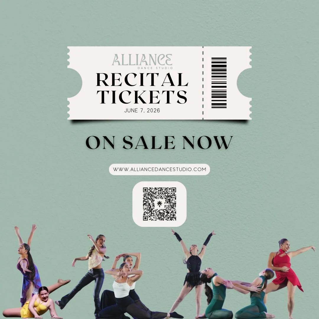 🎟️RECITAL TICKETS ARE ON SALE NOW🎟️

✨Click the link in our bio to grab your ticket! We can&rsquo;t wait to celebrate all of our dancers&rsquo; hard work with you!
#AllianceDanceNJ #JoinTheAlliance #SeasonsInMotion