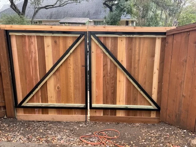 Black Steel Framed double gate with topper.jpg