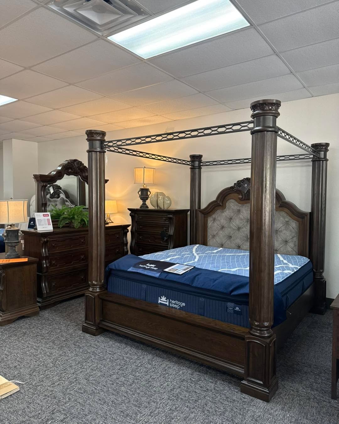 NEW! Come by and see the new Maylee Poster Bed from Ashley furniture&hellip;