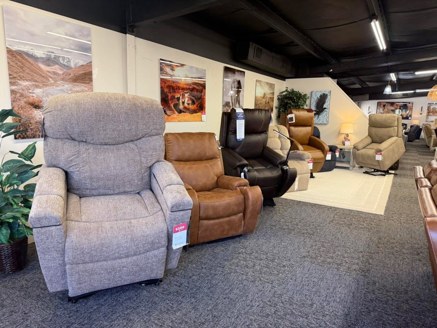 We have a great selection of lift chairs to choose from for the loved one in your life who may need that little extra help getting up.