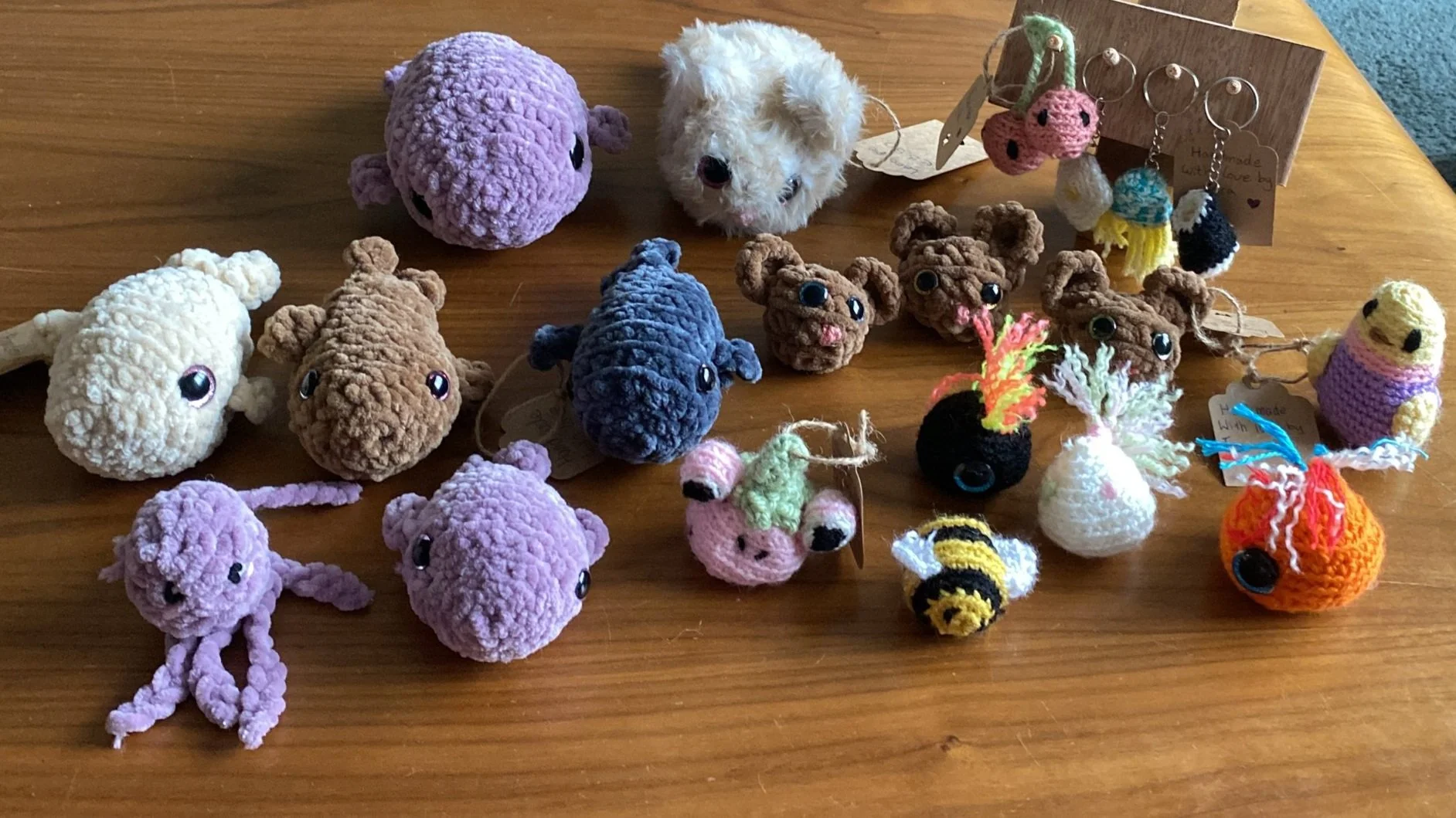 Everything for my first crochet market