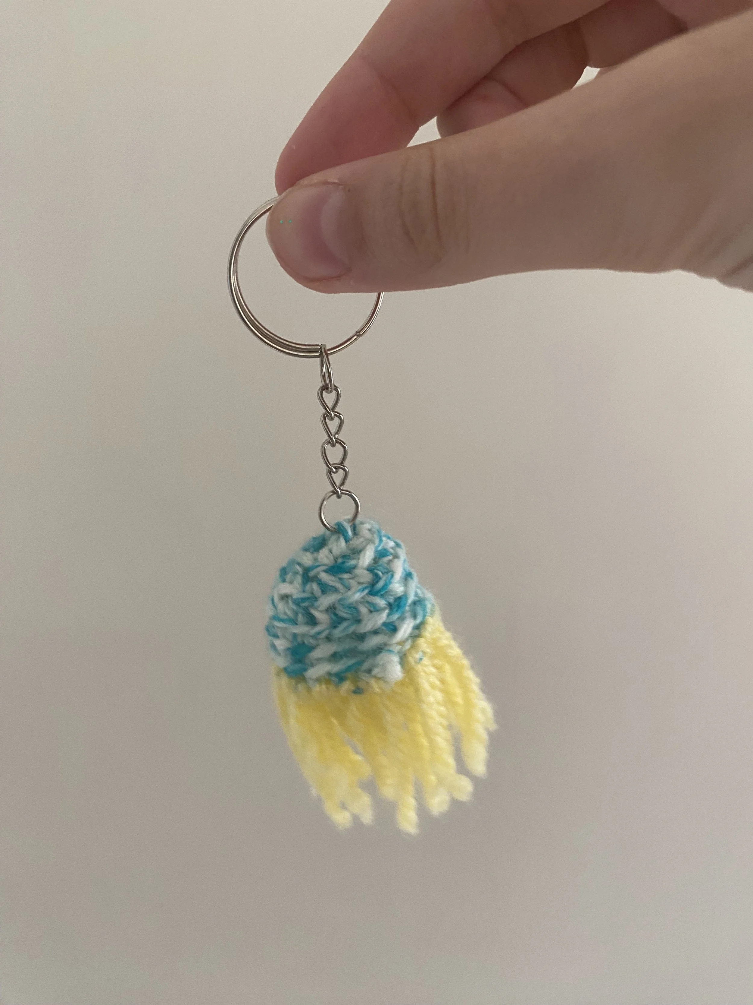 Jellyfish keychain