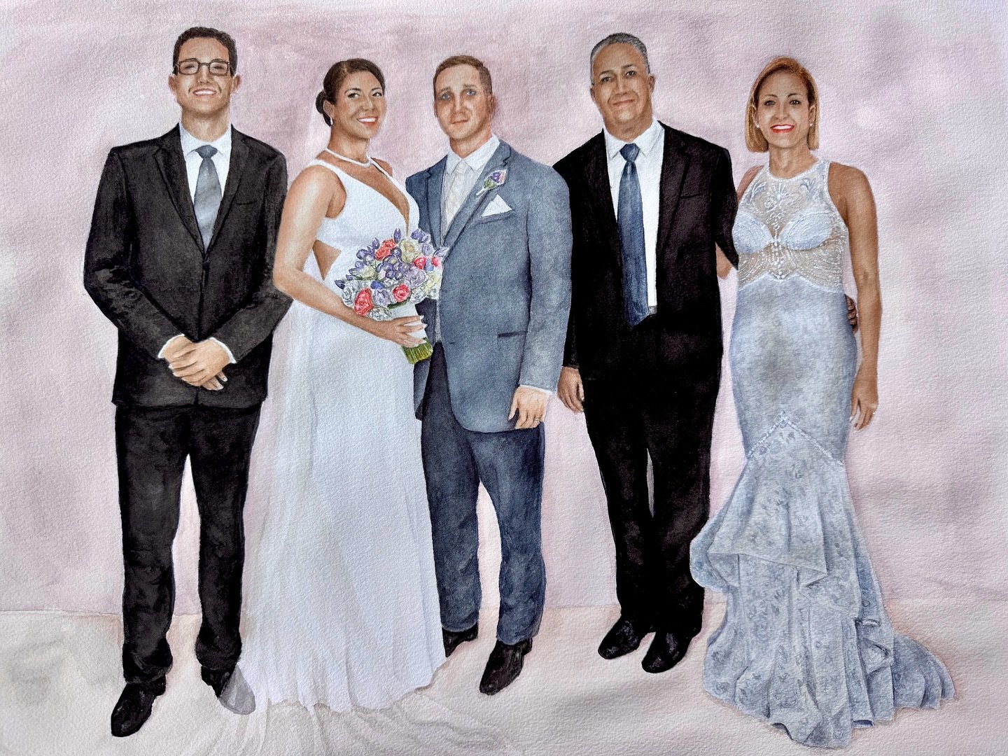 There are moments of togetherness that call for an artistic tribute; preserving the embrace of family, the celebration of love, and the memories that live on. 

#watercolorportrait #watercolorweddingphoto #watercolorportraitpainting #watercolorartist