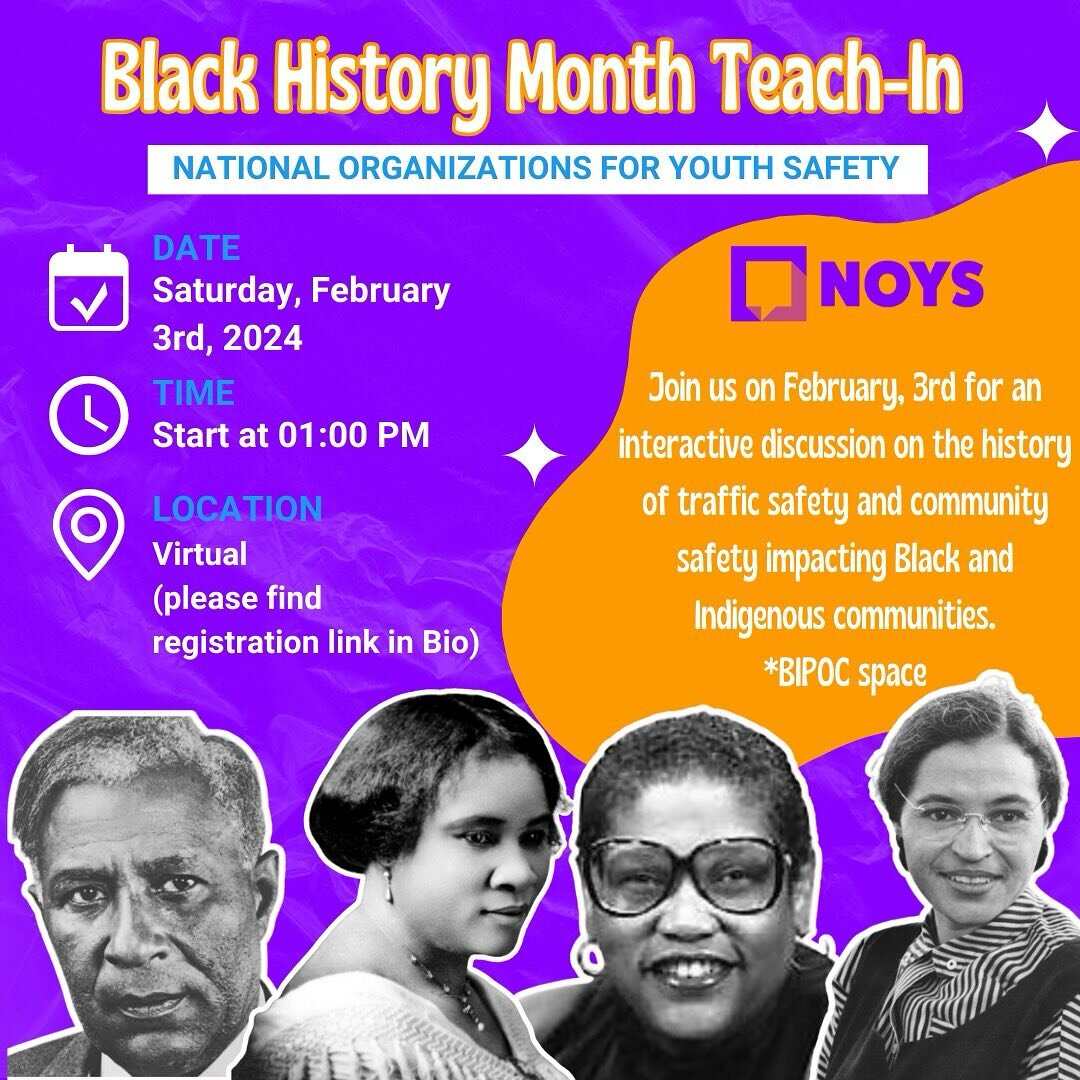 It&rsquo;s LIT 🔥! Join us on February 3rd for an incredible Black History teach-in led by our National Youth Transportation Equity Fellows and Black Radical and Press Consulting. This interactive discussion will focus in on the historical and curren