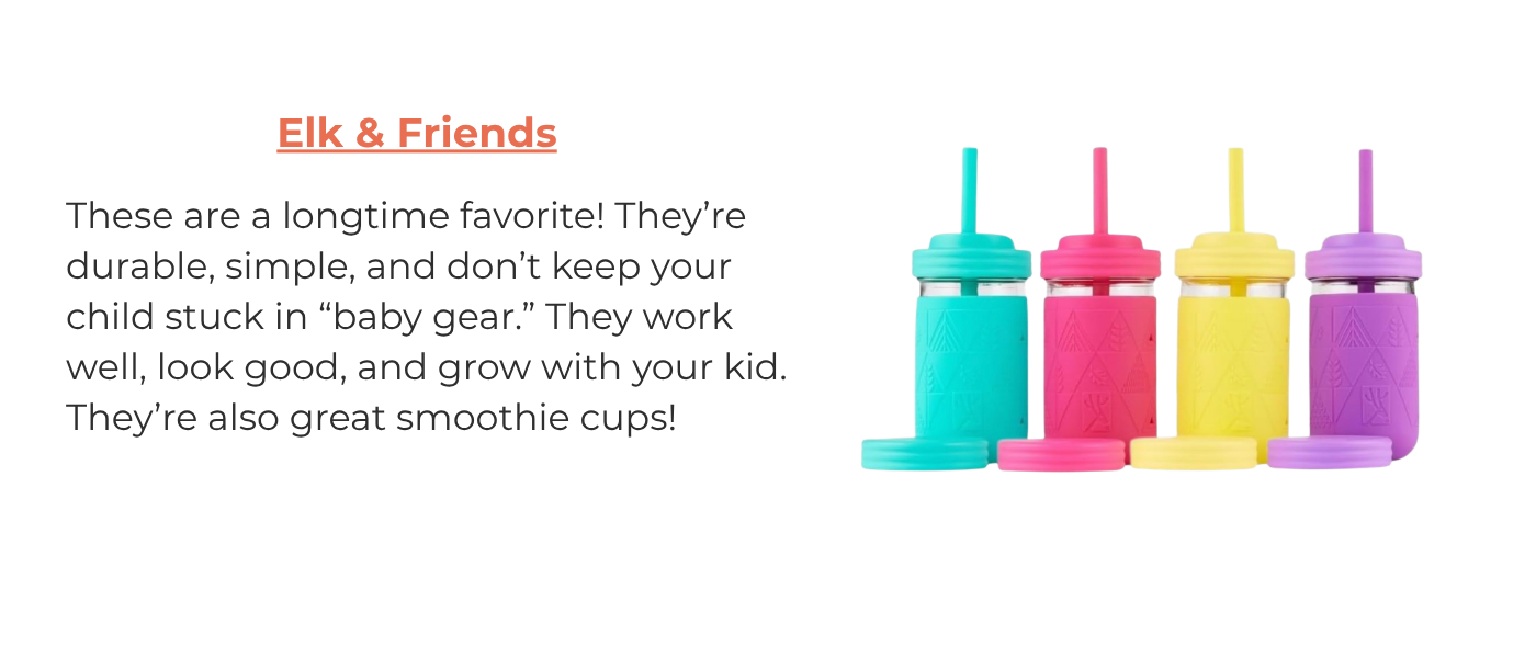 Elk and Friends stainless steel kids tumblers with silicone sleeves