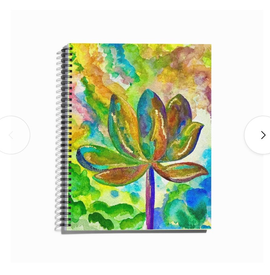 green lotus notebook