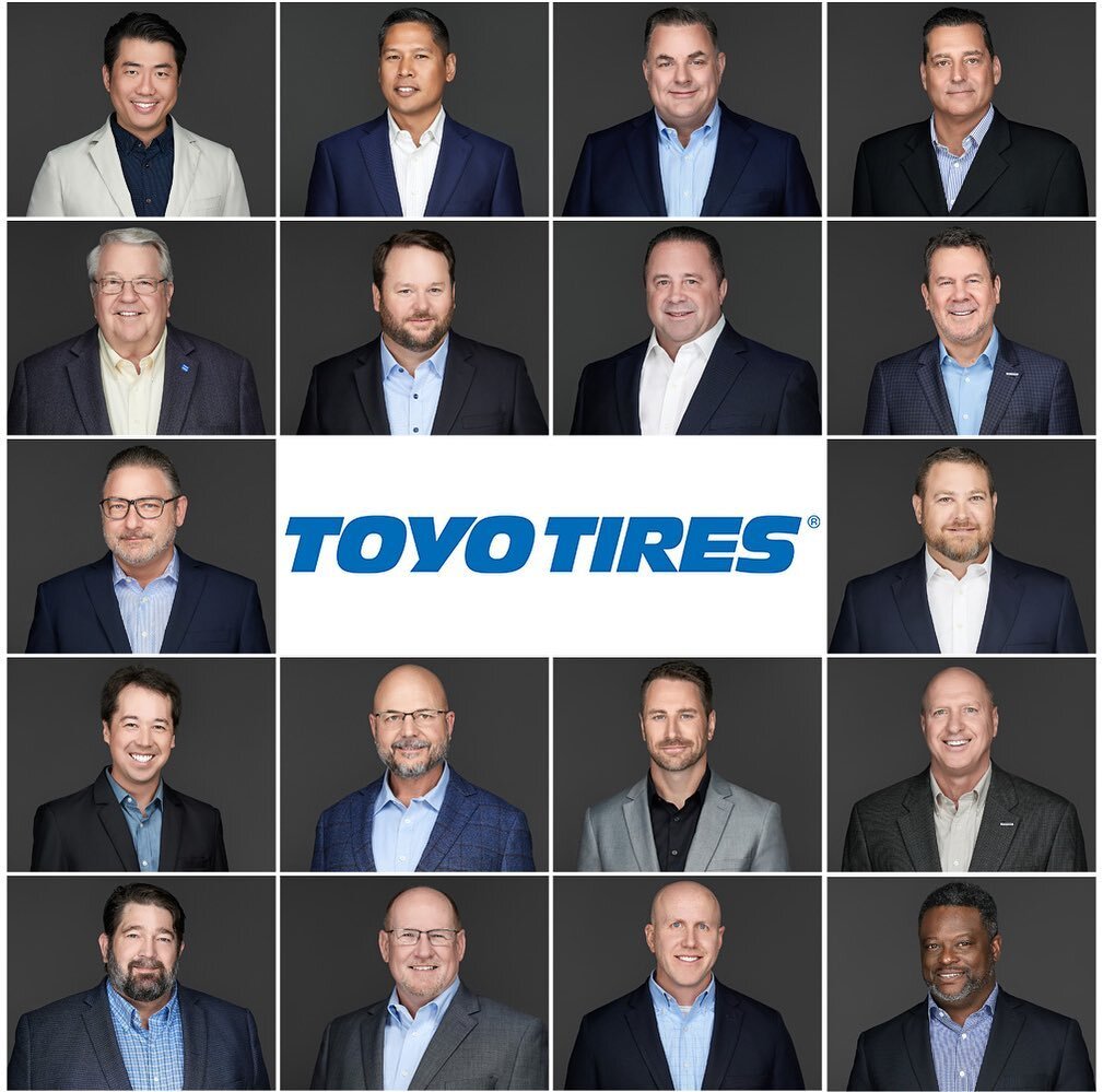 We have been honored to photograph headshots for many companies across all possible industries.

Last week we created new headshots for @toyotires ! It's exciting to work for a company that supports so many off-road and rally sports and makes one of 