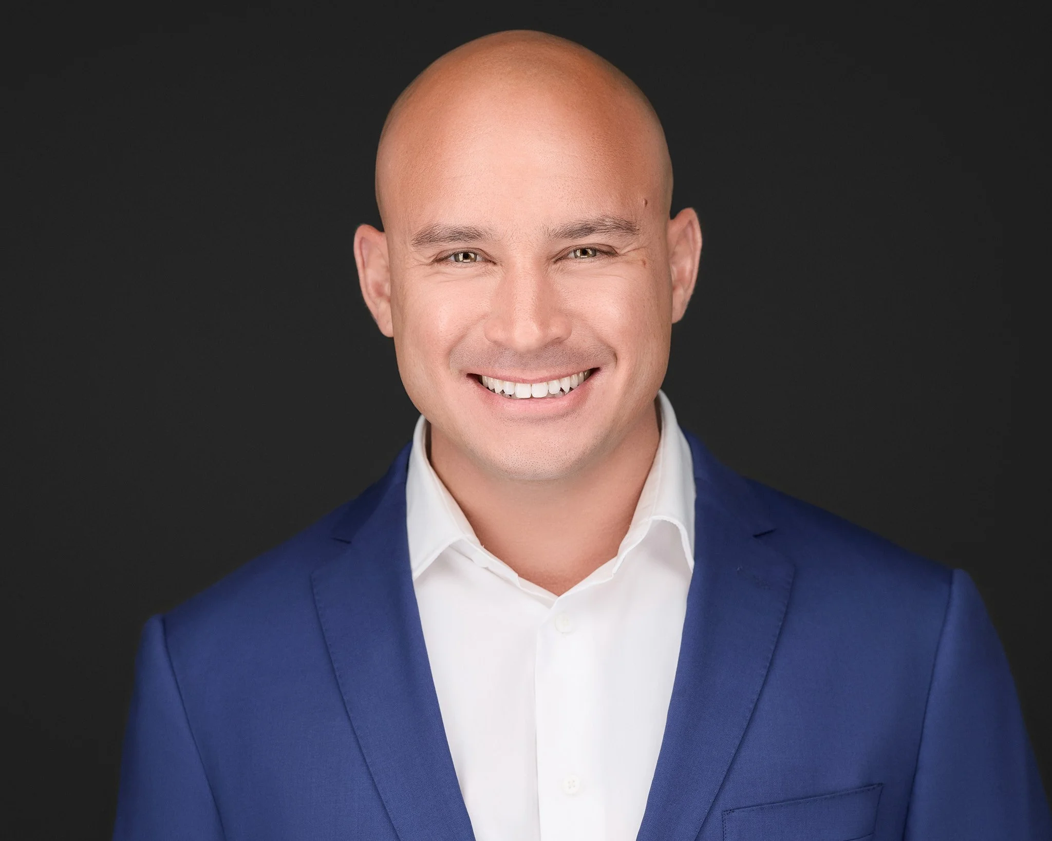 Professional Headshot on darker background