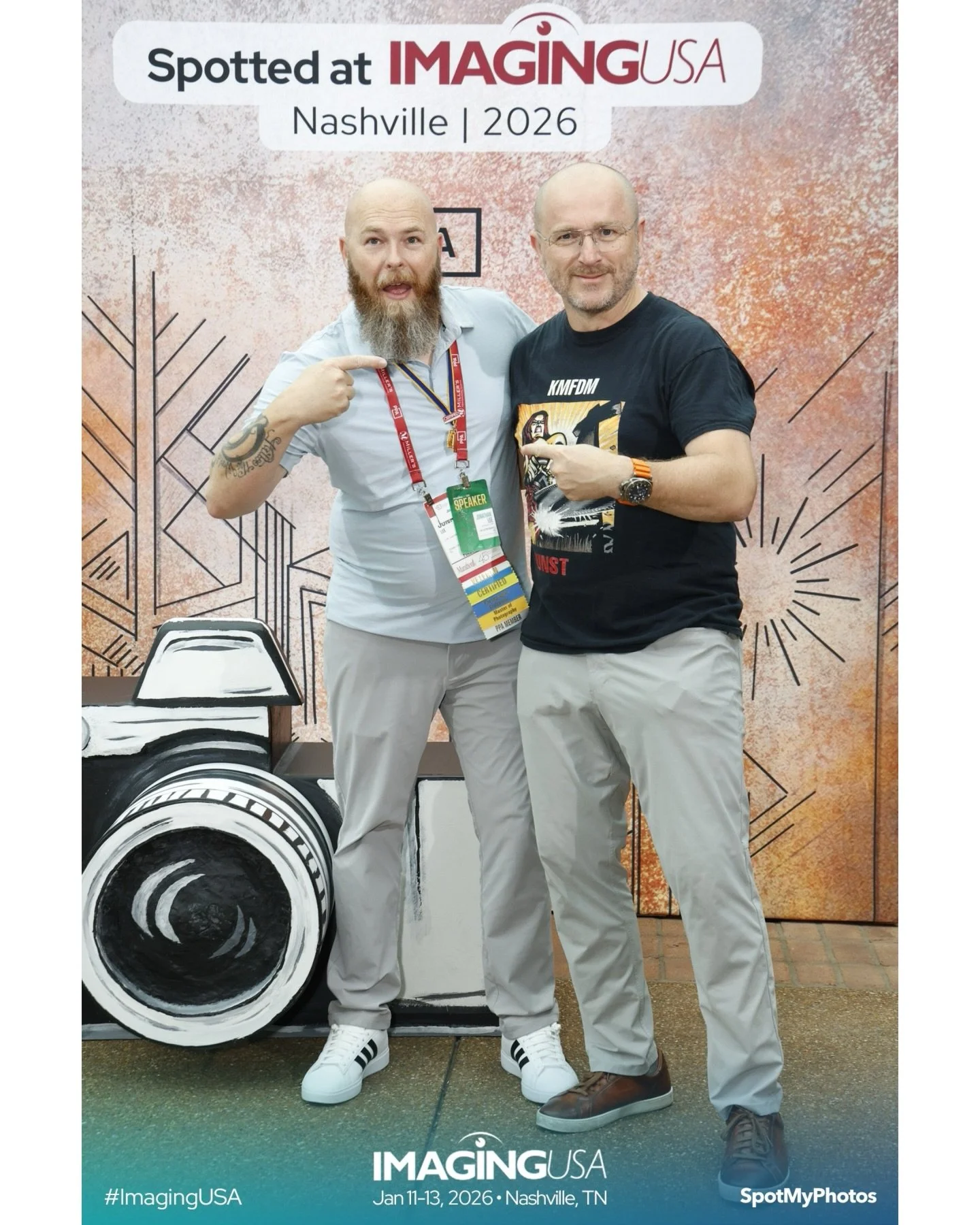 Officially at @imagingusa and already met photography friends @jwleemedia Jonathan Lee.