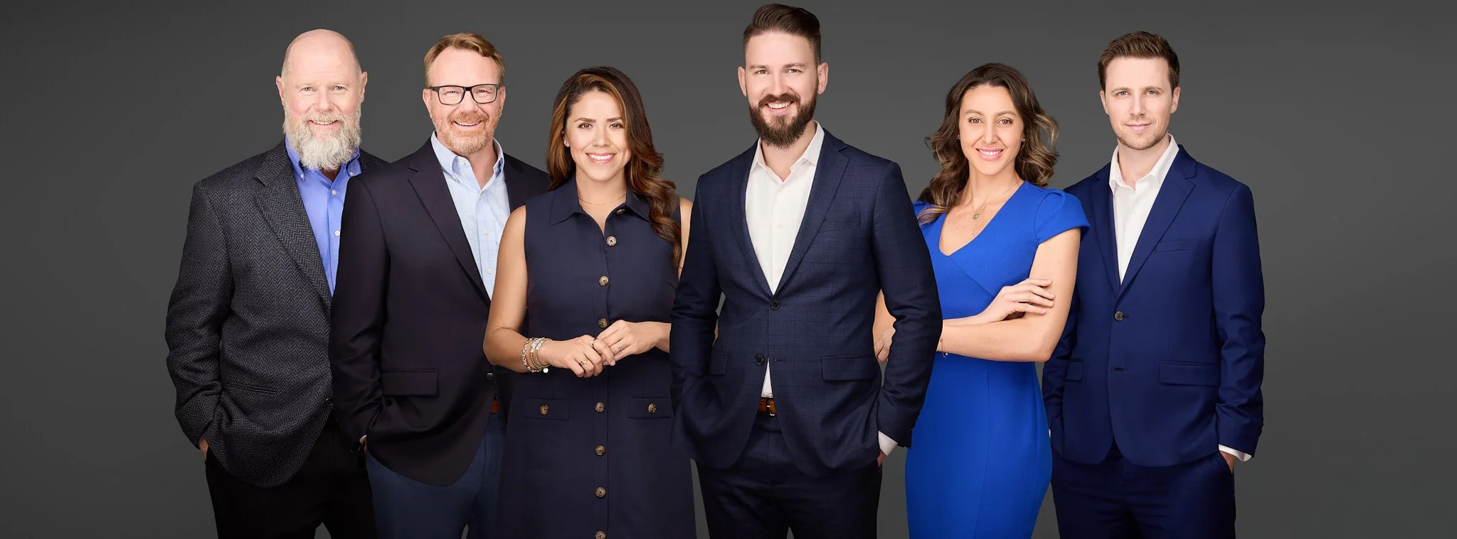 Irvine composite team portrait of realtors